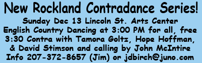Rockland Contradance Second Sunday of the month